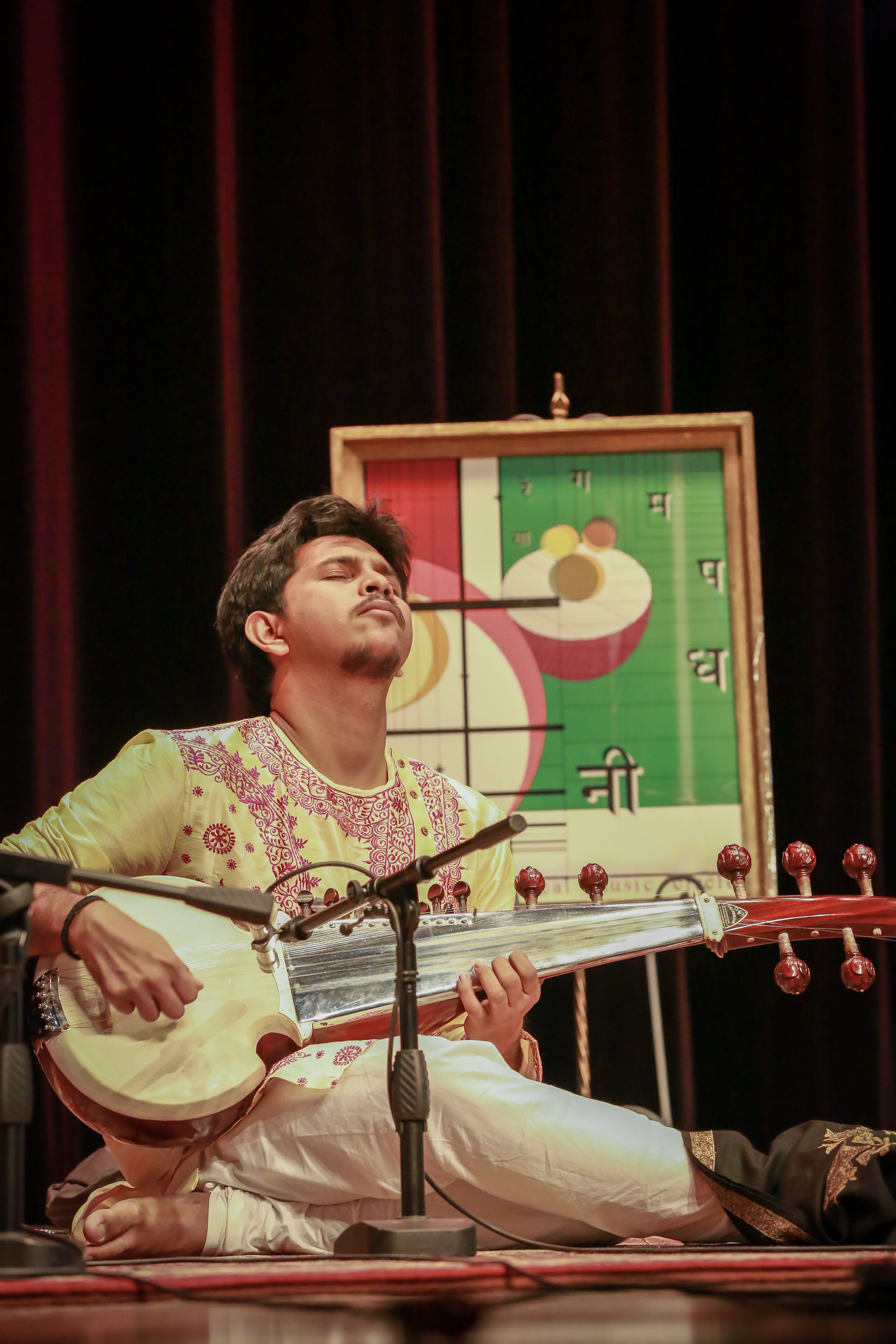 Stage Performance Yellow Kurta