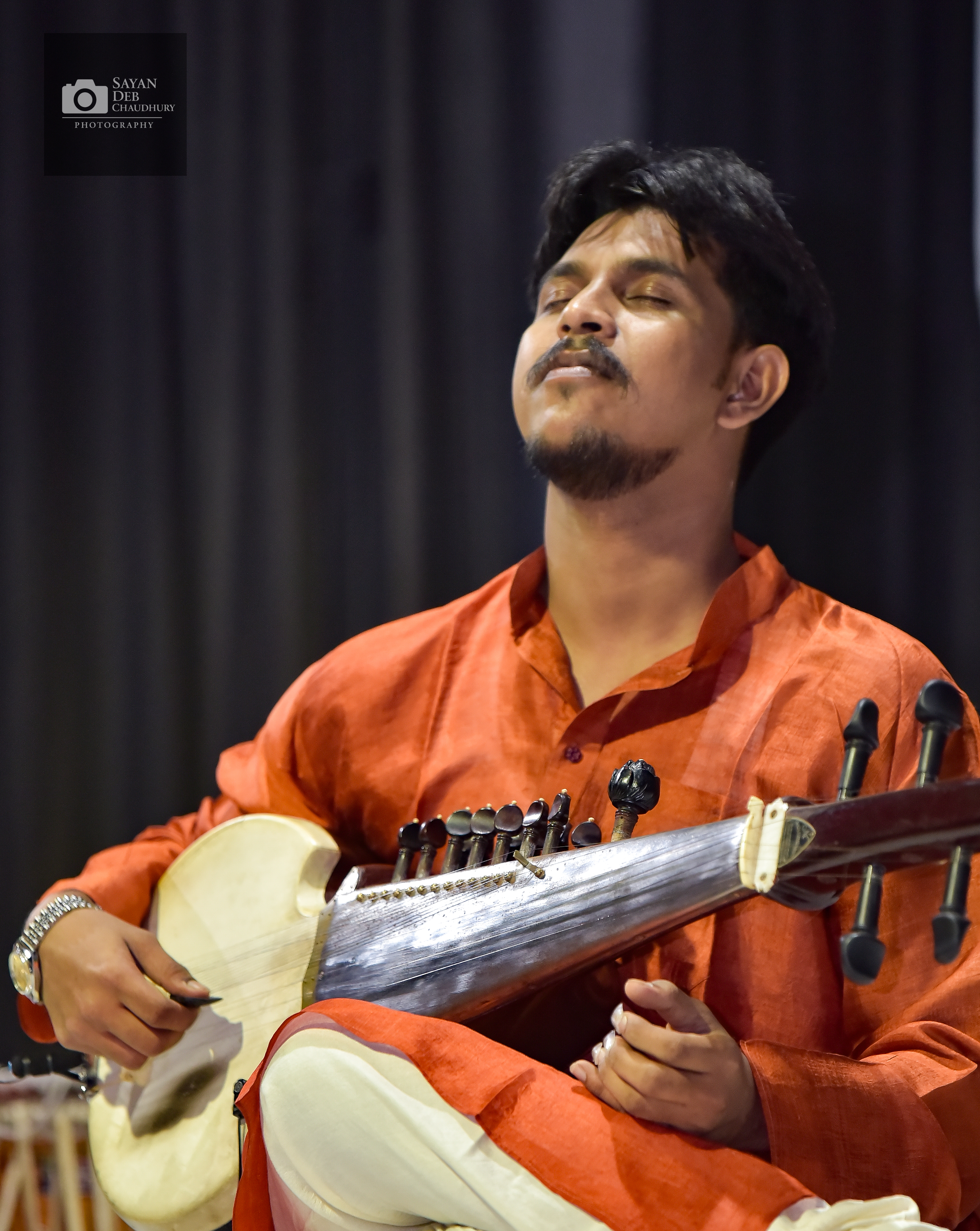 Stage Performance Orange Kurta